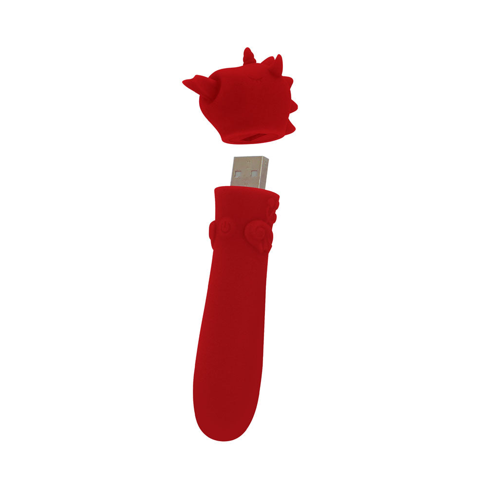 Creative Conceptions Unihorn Blaze Diablo Bullet Vibe Red Bullet Vibrators