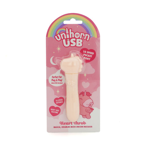Unihorn Heart Throb Vibrating Bullet - Bullet Vibrators