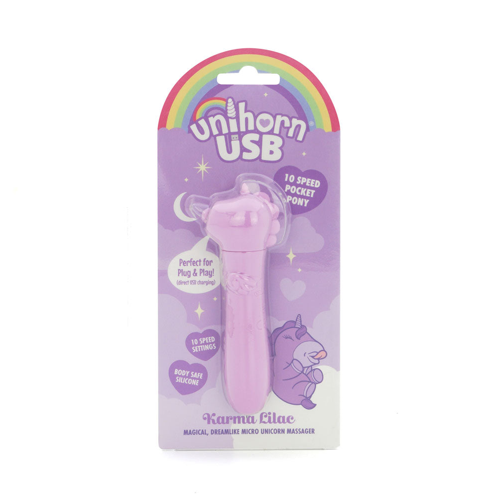 Creative Conceptions Unihorn Karma Lilac Bullet Massager Bullet Vibrators