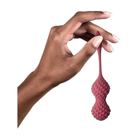 2 Piece Sensory Silicone Kegel Exerciser Set by Rocks Off - Love Eggs and Kegel Exercisers
