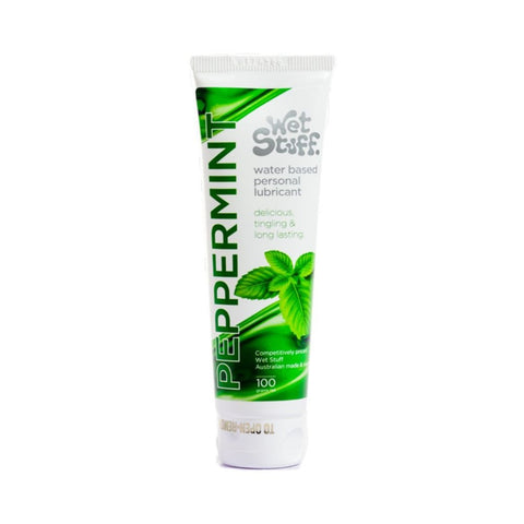Gel Works' Wet Stuff Peppermint Pleasure Enhancer - Water Based Lubes