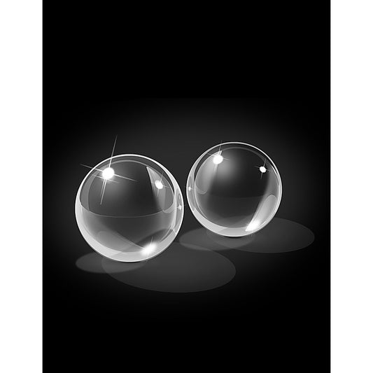 Pipedream Icicles Medium Hand Blown Glass Ben-Wa Balls - Personal Massagers