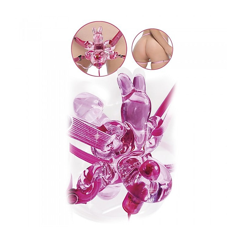 Pipedream Icicles 10-Function Hands-Free Strap-On Dildo - Strap On Sextoys