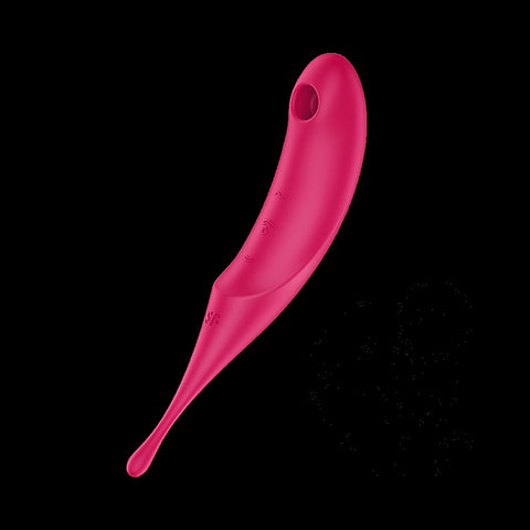 Twirling Pro Hybrid Air Pulse G Spot Vibrator by Satisfyer - Clit Ticklers and Pulsators
