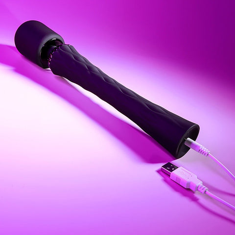 Playboy Pleasure Royal Vibrating Body Wand by Evolved - Body Wands
