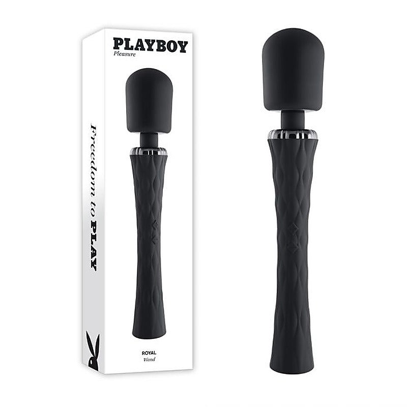 Playboy Pleasure Royal Vibrating Body Wand by Evolved - Body Wands