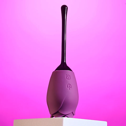 Playboy Pleasure Petal Silicone Clitoral Massager by Evolved - Clit Ticklers and Pulsators
