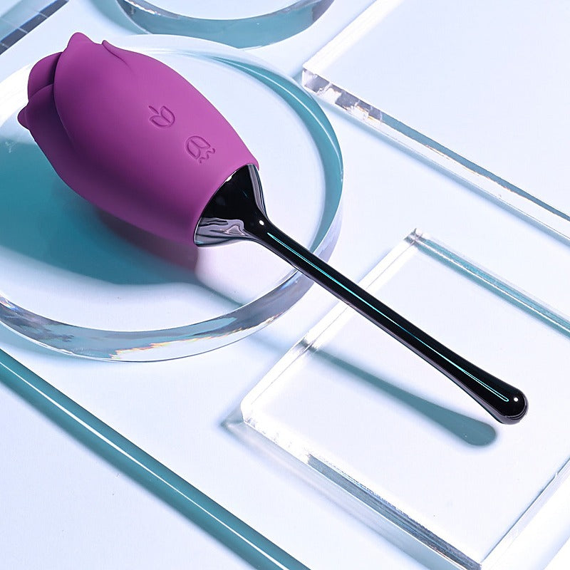Playboy Pleasure Petal Silicone Clitoral Massager by Evolved - Clit Ticklers and Pulsators