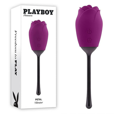 Playboy Pleasure Petal Silicone Clitoral Massager by Evolved - Clit Ticklers and Pulsators