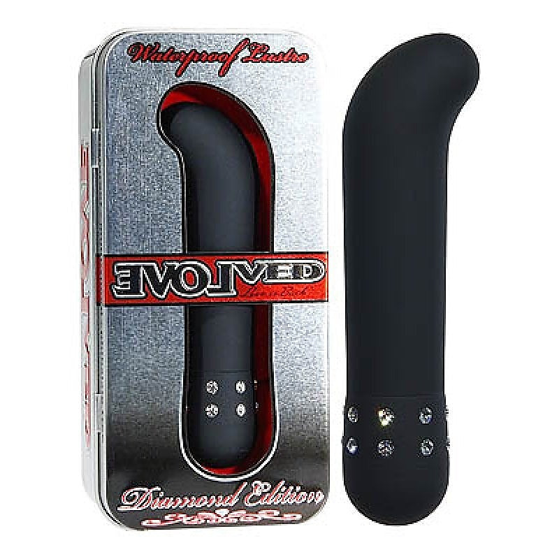 Premium Lustre Diamond Edition Black by Evolved - Waterproof Vibrators