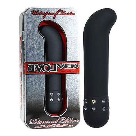 Premium Lustre Diamond Edition Black by Evolved - Waterproof Vibrators