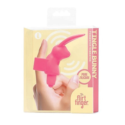 Finger Tingle Bunny G-Spot Vibrator by Icon Brands - Finger and Tongue Vibrators
