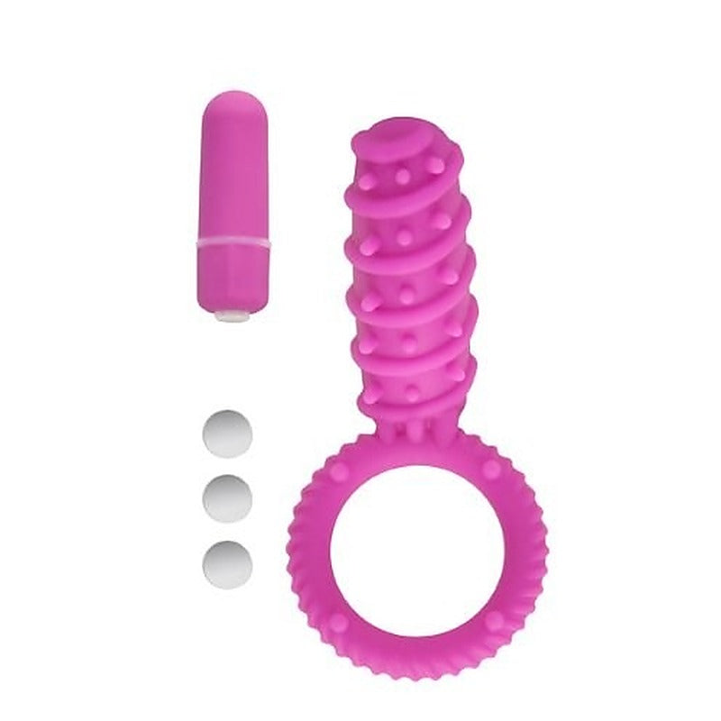 Simply Silicone 10X Love Button Ring - Cock Rings