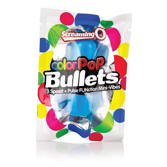 Professional ColorPop Bullets by Screaming O - Clit Ticklers and Pulsators
