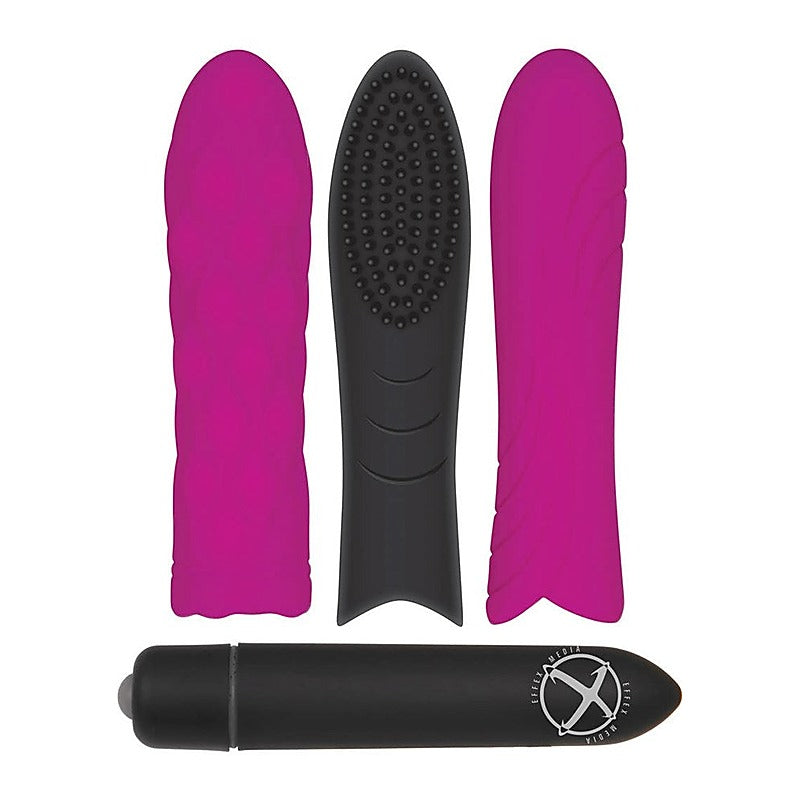 Pleasure Sleeve Trio with Bullet by Evolved - Bullet Vibrators
