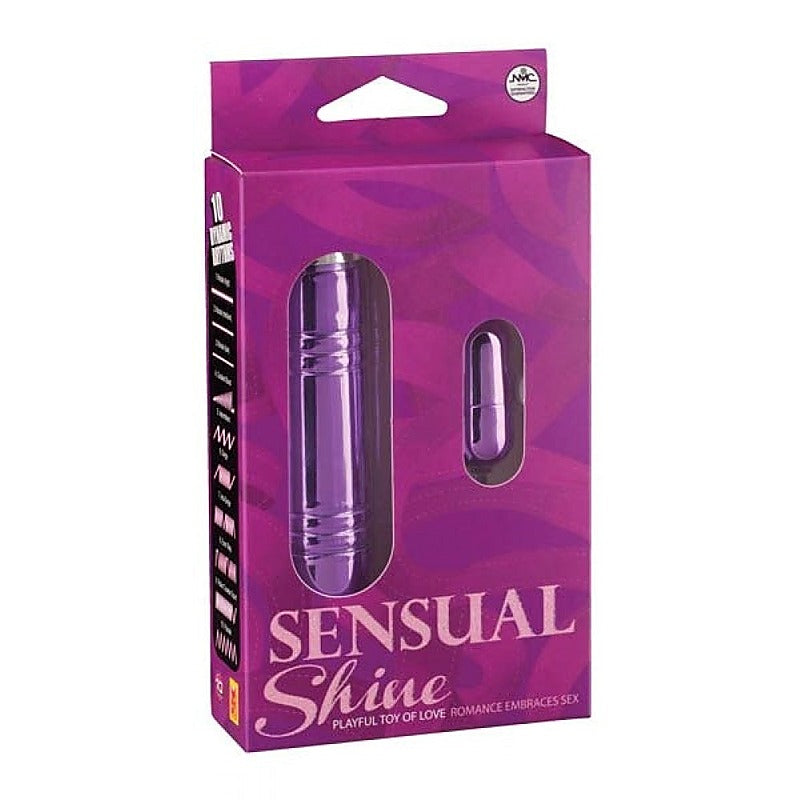 NMC Metallic Sensual Shine Smart Bullet by NANMA Corporation - Remote Control Vibrators