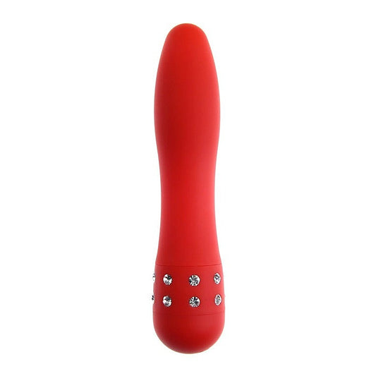 Diamond Princess Massager Red - Clit Ticklers and Pulsators