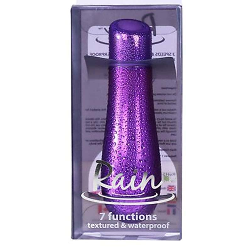 Rain 3-Inch Textured Intimate Massager by BMS Factory - G-Spot Vibrators