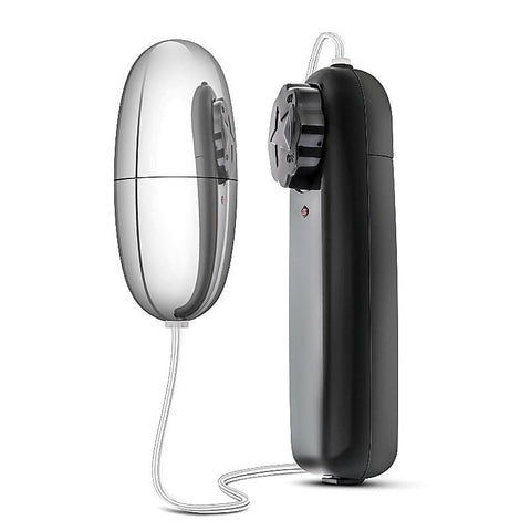 B Yours Silver Power Bullet by Blush Novelties - Remote Control Vibrators
