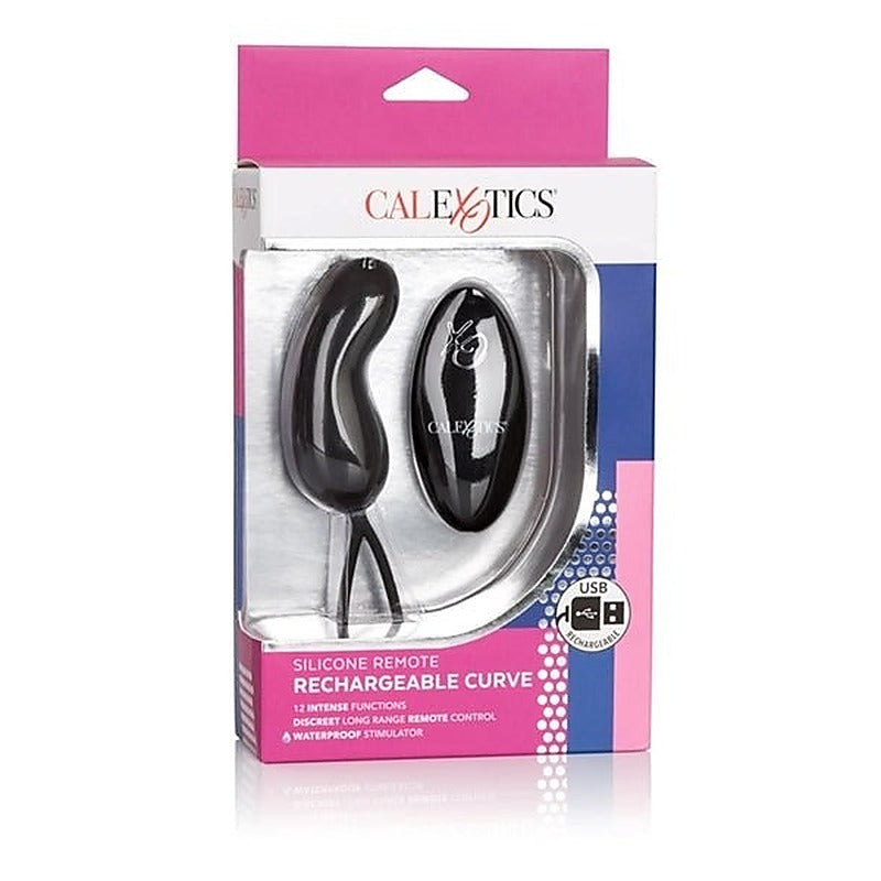 Silicone Remote Rechargeable Curve by California Exotics - G-Spot Vibrators