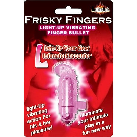 Frisky Fingers Light Up Pink - Finger and Tongue Vibrators