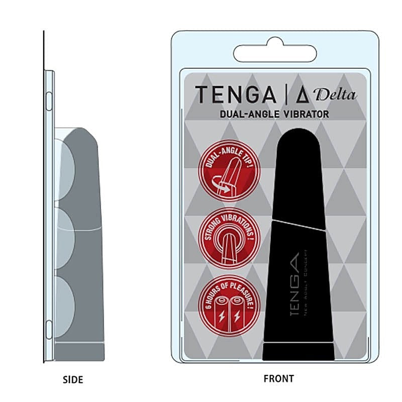 Premium Delta Dual-Angle Vibrator by Tenga - Personal Massagers