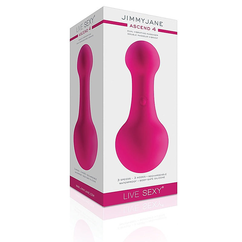 Live Sexy Ascend 4 Dual Vibrating Massager by Jimmyjane - Personal Massagers