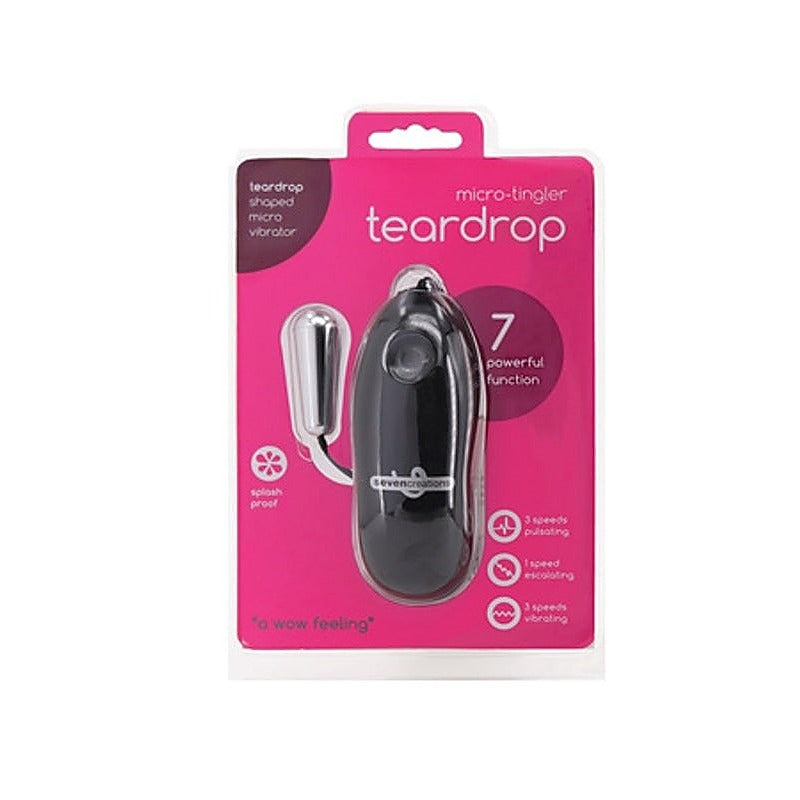 Micro Tingler Teardrop 7 Function Vibrator - Bullet Vibrators
