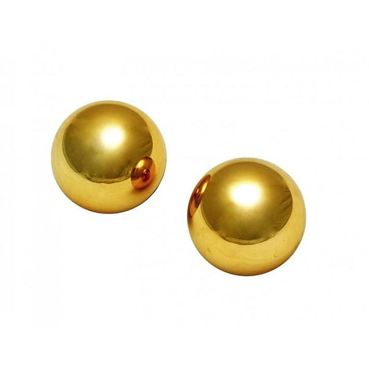 Sir's Gold Plated 1 inch Kegel Balls - Love Eggs and Kegel Exercisers