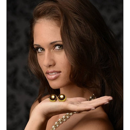 Sir's Gold Plated 1 inch Kegel Balls - Love Eggs and Kegel Exercisers