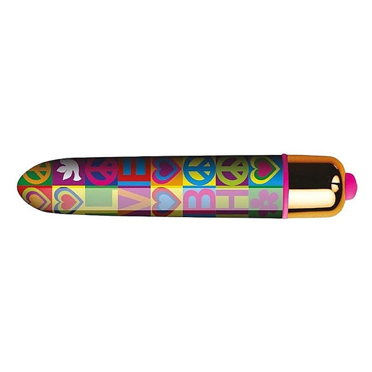 Rocks Off Summer of Love Be My Bo-Ho 90mm Vibrating Bullet - Waterproof Vibrators