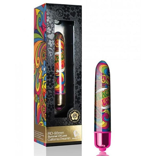 Rocks Off Summer of Love California Dreamin 90mm Vibrating Bulle - Bullet Vibrators