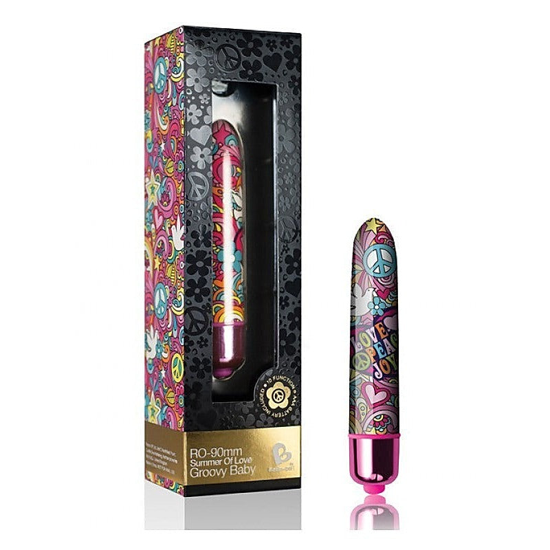 Summer of Love Groovy Baby 90mm Vibrating Bullet - Bullet Vibrators