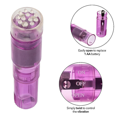 Athena Waterproof Mini Massager by California Exotics - Personal Massagers
