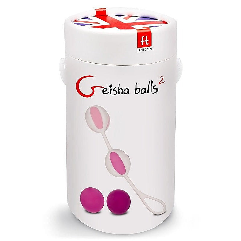 Geisha Balls 2 Pink Kegel Exerciser by Gvibe - Personal Massagers