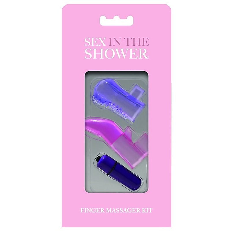 Sex in the Shower Finger Massager Kit by Sportsheets - Finger and Tongue Vibrators