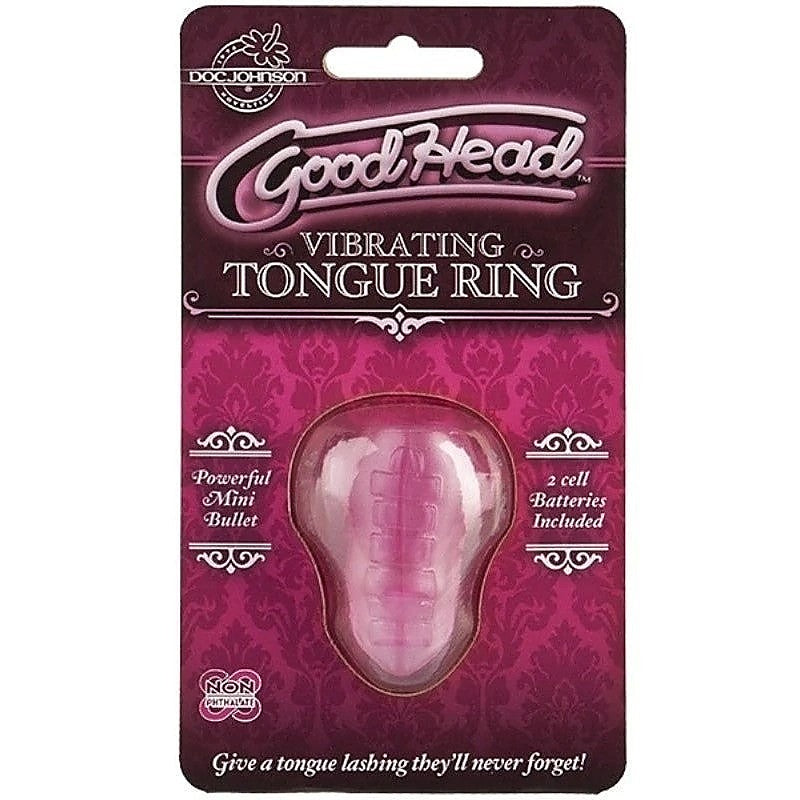 Goodhead Vibrating Tongue Ring by Doc Johnson - Bullet Vibrators