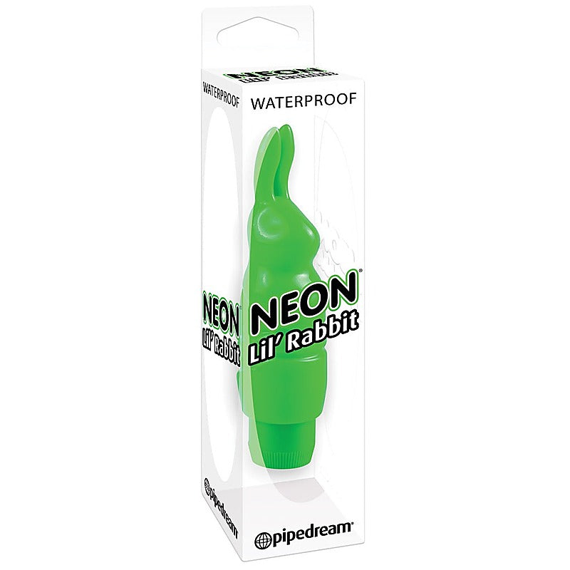 Neon Lil Rabbit Waterproof Massager by Pipedream - Rabbit Vibrators