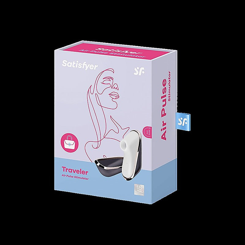 Pro Traveler Air Pulse Clitoral Vibrator by Satisfyer - Clit Ticklers and Pulsators