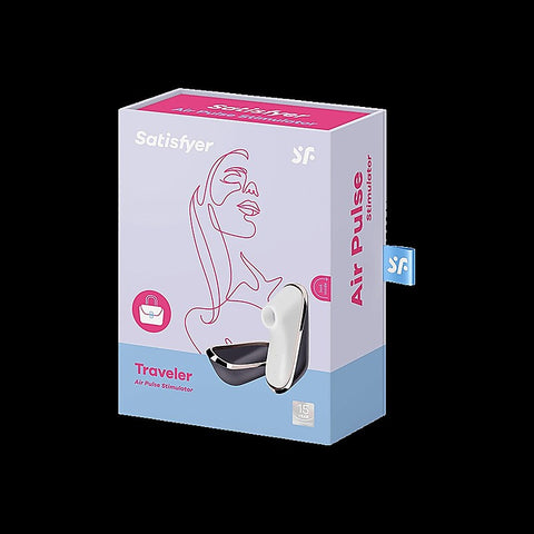 Pro Traveler Air Pulse Clitoral Vibrator by Satisfyer - Clit Ticklers and Pulsators