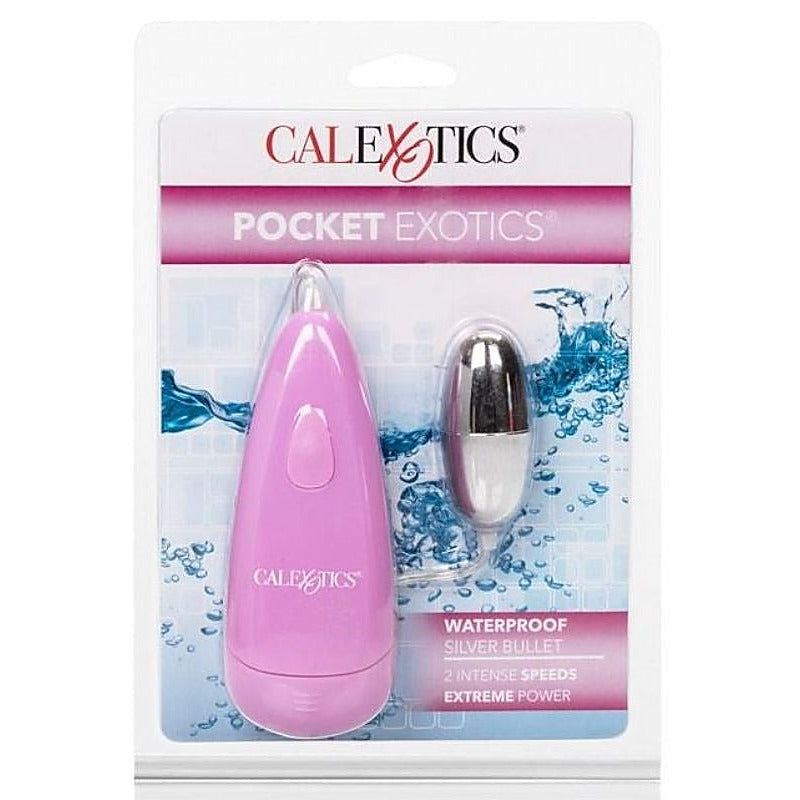 Premium Pocket Exotics Waterproof Silver Bullet - Personal Massagers