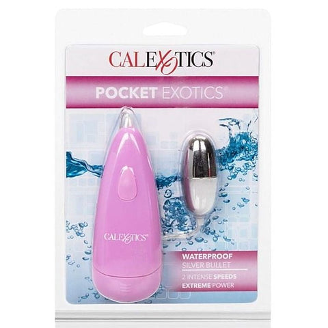 Premium Pocket Exotics Waterproof Silver Bullet - Personal Massagers