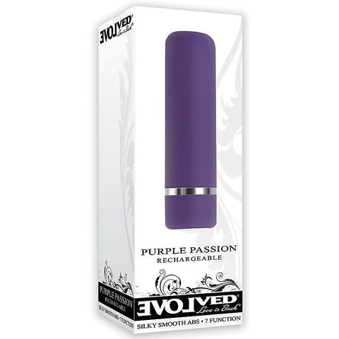 Purple Passion Rechargeable Bullet by Evolved - Bullet Vibrators