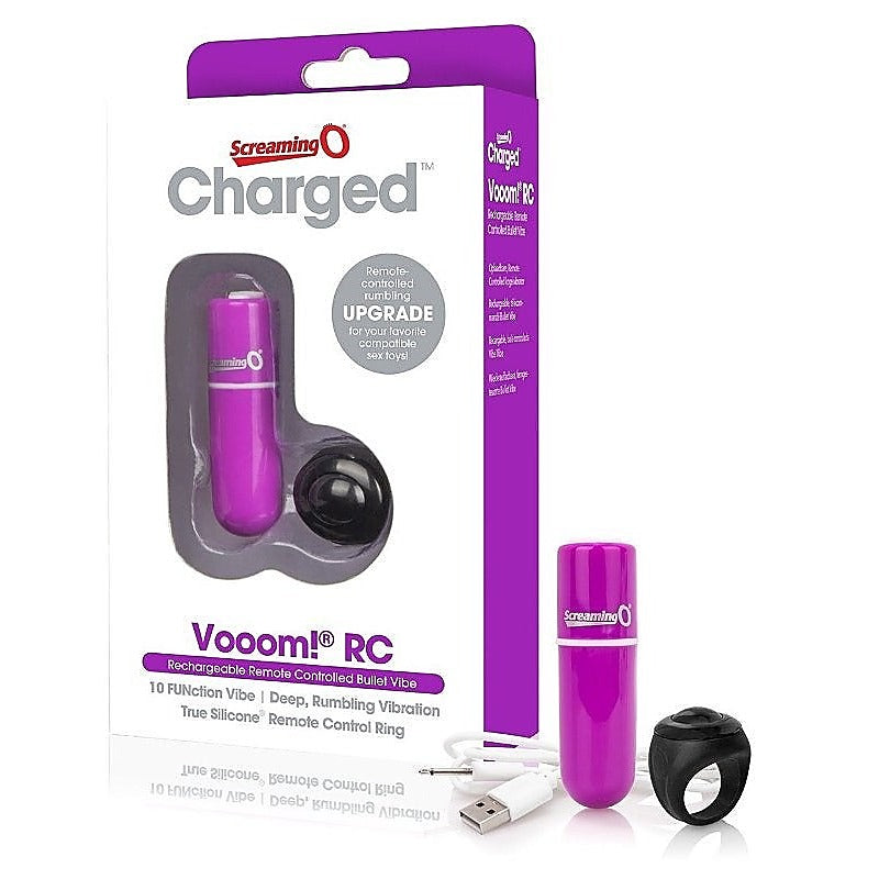 Premium Charged Vooom! RC Purple by Screaming O - Personal Massagers