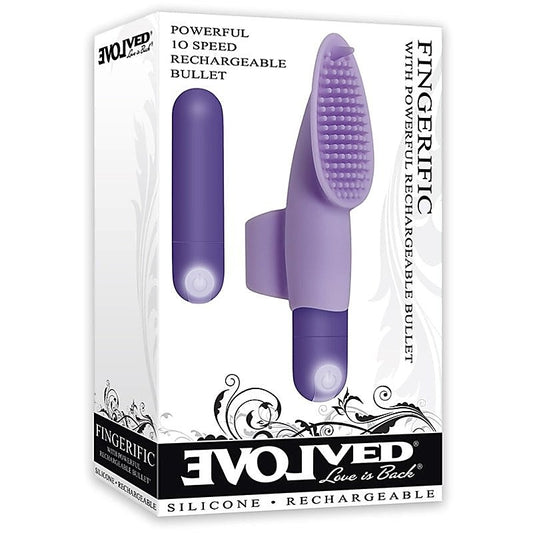 Evolved Fingerific - Powerful Rechargeable Clit Stimulator - Personal Massagers