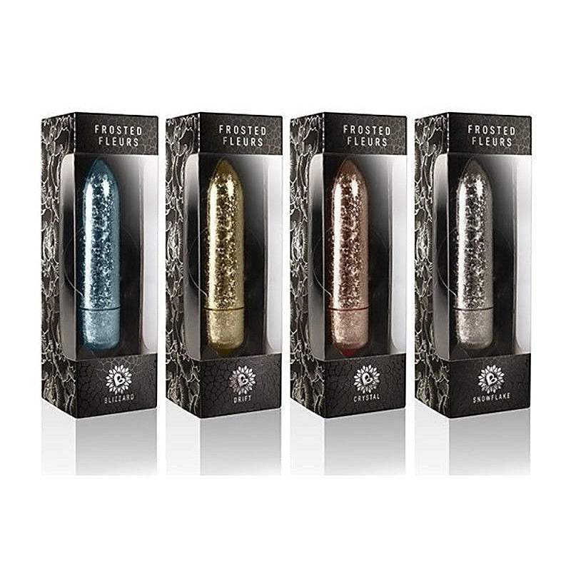 120mm Frosted Fleurs by Rocks Off - Bullet Vibrators