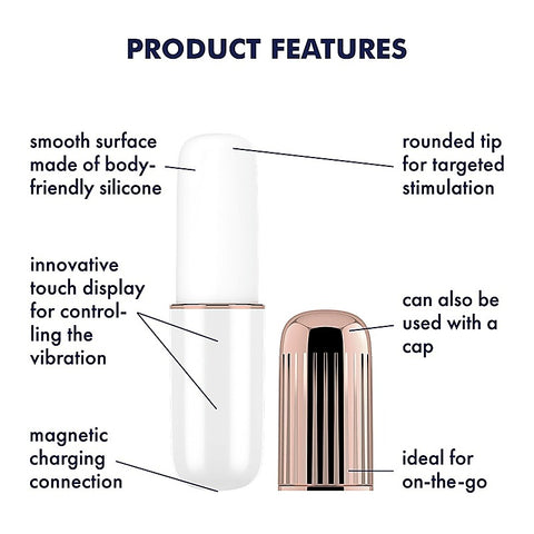 Mini 15 Functions Bullet Vibrator by Satisfyer - Luxury Sex Toys