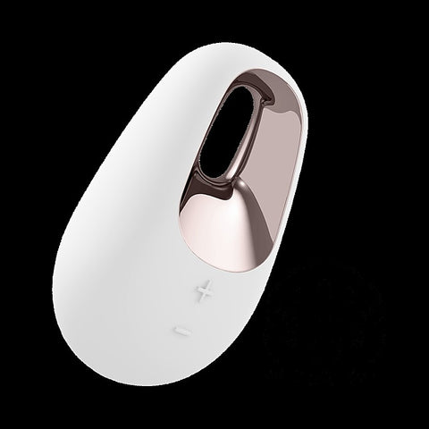 White Temptation 15 Functions Lay-on Vibrator by Satisfyer - Clit Ticklers and Pulsators