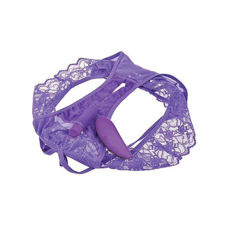 Fantasy for Her Crotchless Panty Thrill-Her Vibrator - Remote Control Vibrators