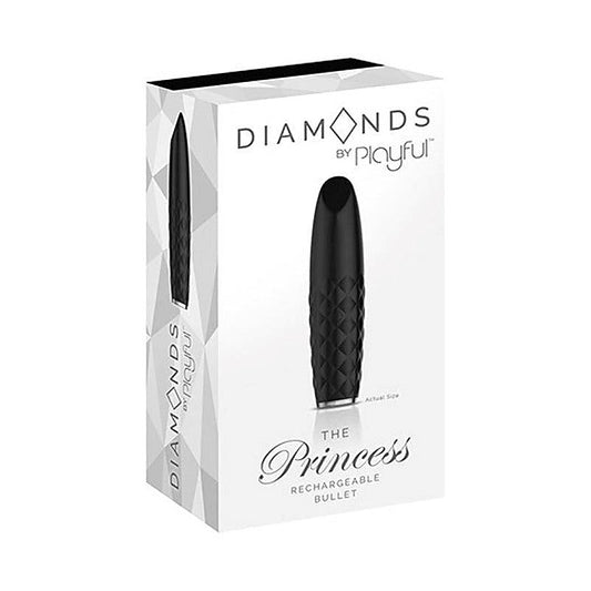Diamonds by Playful The Princess Rechargeable Bullet - Steel Sex Toys